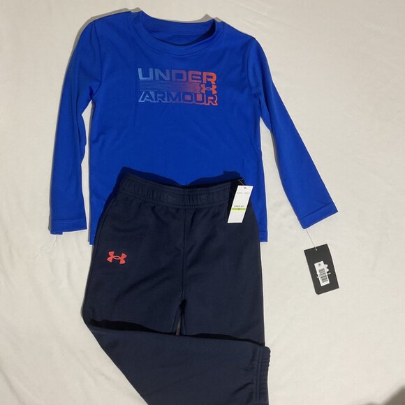 Under Armour Youth Long Sleeve Shirt & Jogger Set - Picture 1 of 4
